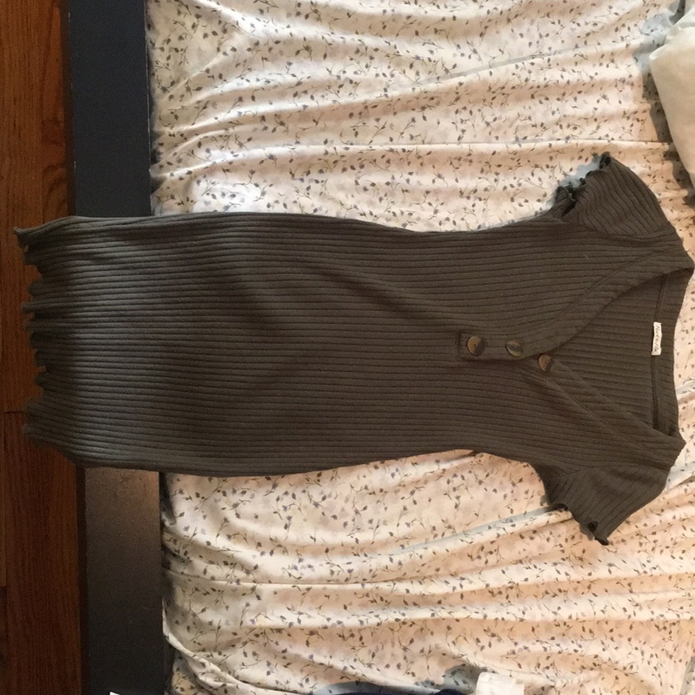 olive green dress